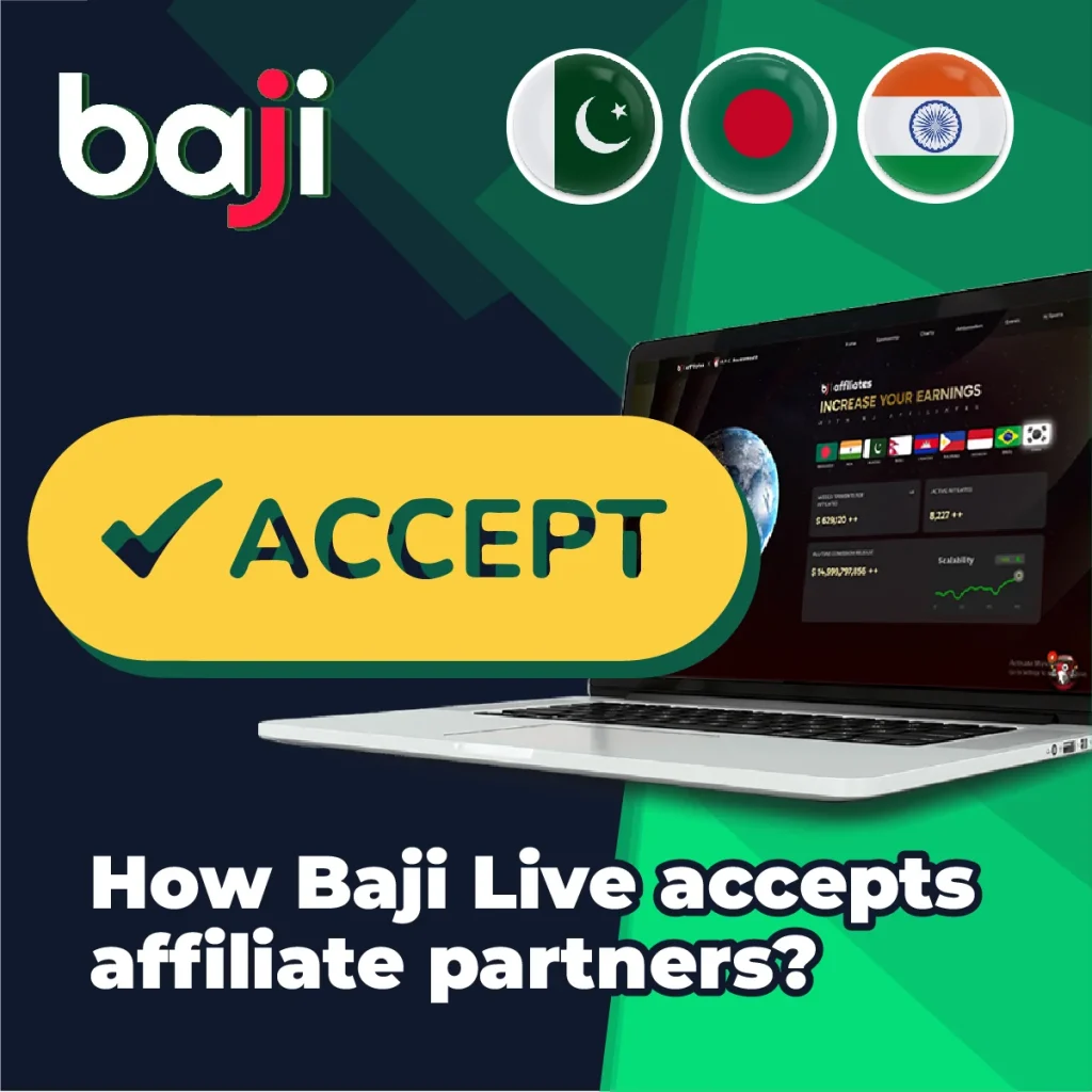 How does Baji Live accepts affiliate partners